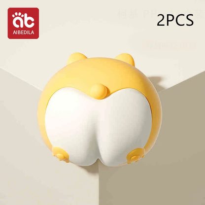 AIBEDILA Children Silicone Anti-collision Angle Cartoon Cute Safety Protection Corner Table Paste Sets of Baby Safety Protection