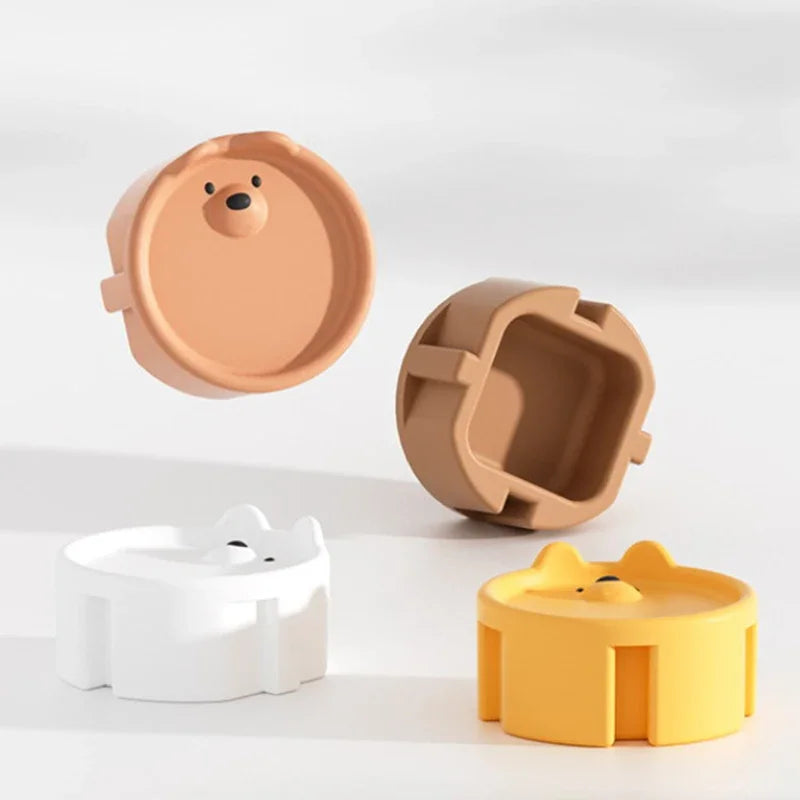 10/5PCS Baby Safety Electric Outlet Cover Cartoon Bear Baby Proofing Socket Protectors Shock Prevention Child Safety Plug Caps