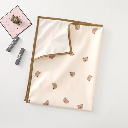 Reusable Baby Diaper Changing Mat Cover Waterproof Foldable Newborn Baby Sheet Mattress Portable Multi Use Travel Floor Play Pad
