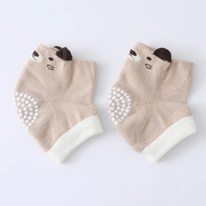 0-3 Years Cotton  Baby Knee Pad Girls Boys Anti-slip Knee Pads Newborn Protector Crawling Elbow Cushion Kid Leging Kneecaps