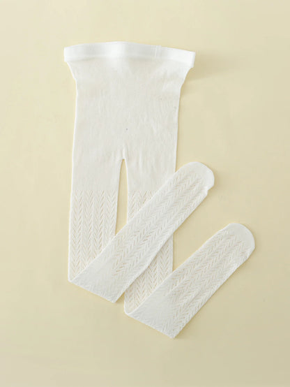 Summer Mesh Thin Cotton Netting Stocking Cute Vintage Korean White Fishnet Lolita Tights Pantyhose for Children Baby Girls Kids
