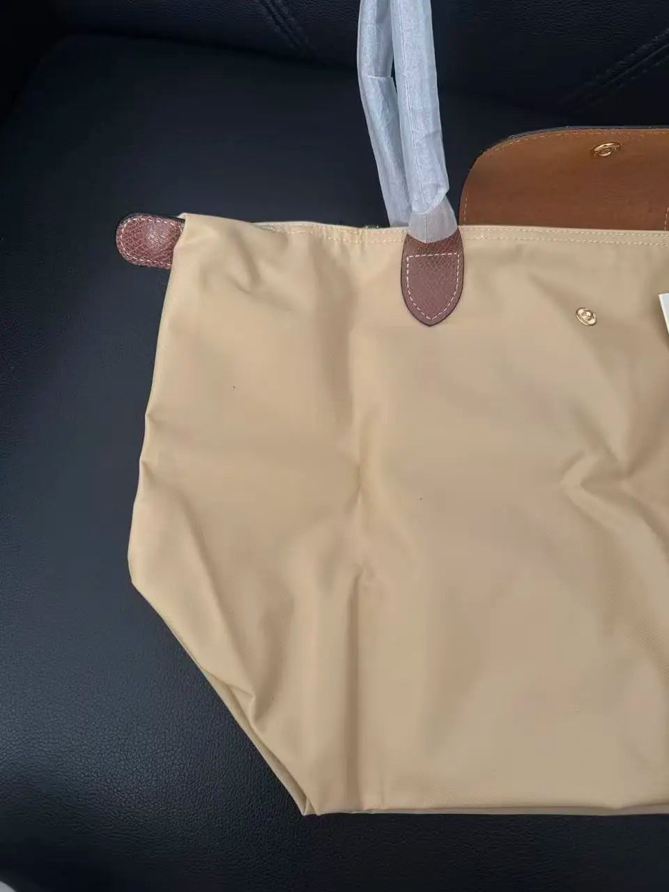 2026 femmes Y2K, sac à main en nylon écologique pliable, sac à bandoulière simple grande capacité Commuter bag