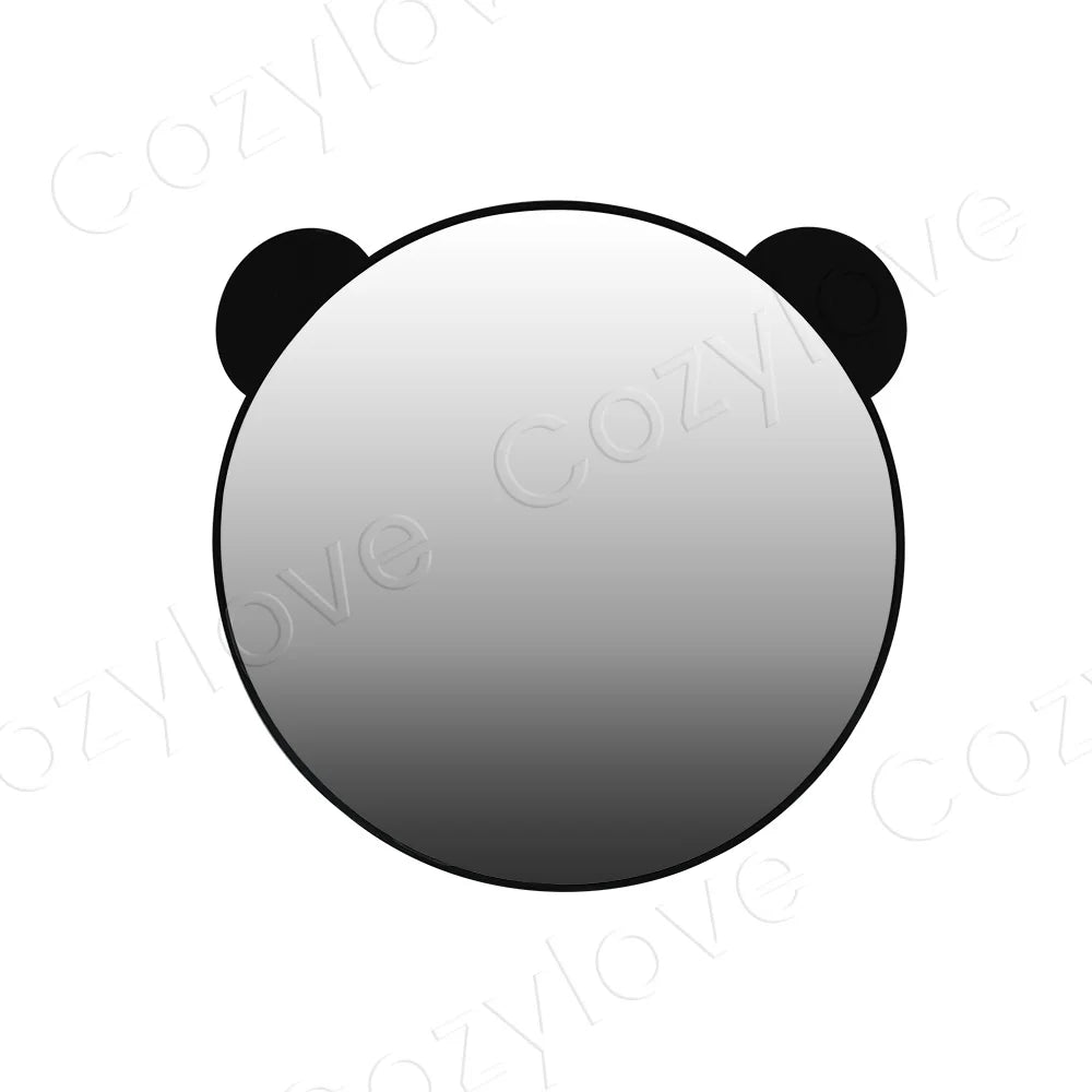 Round Shatterproof Baby Car Mirror, Wide Crystal Clear View for Rear-Facing Infant Monitoring