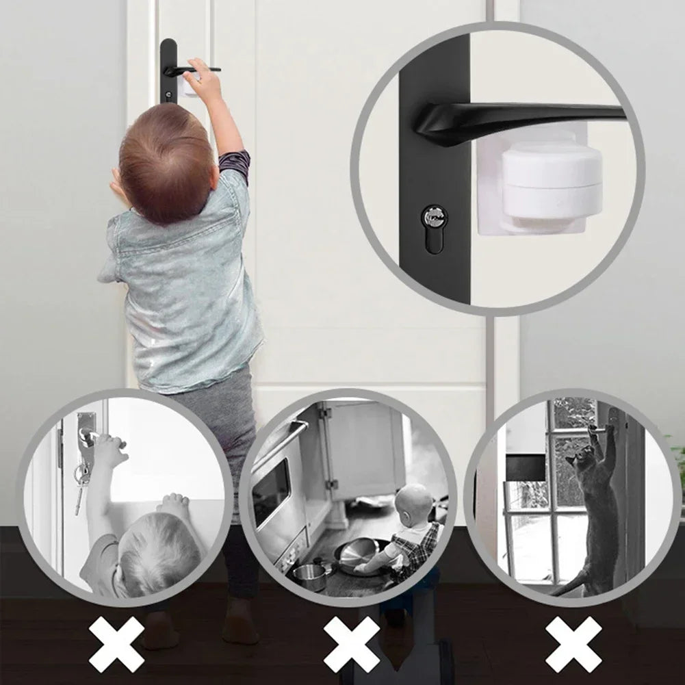 Anti-theft Protection Lock Home Safety Latches Aluminum Alloy Sliding Door And Window Safety Lock Adjustable Security Door Locks