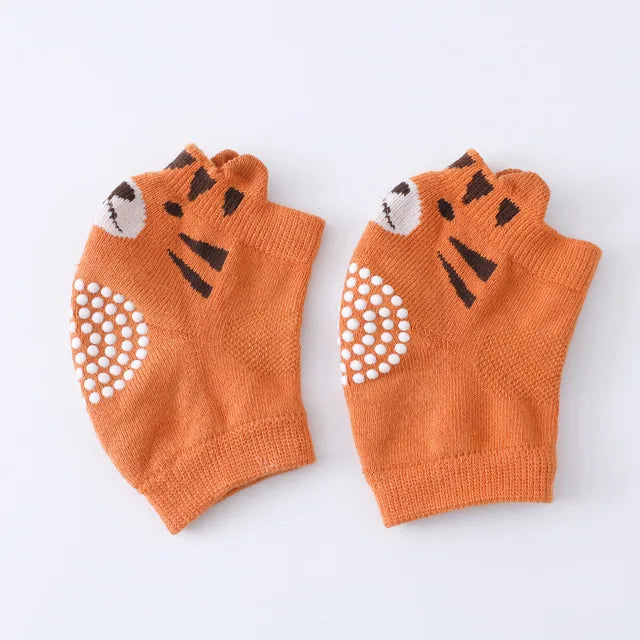 0-3 Years Cotton  Baby Knee Pad Girls Boys Anti-slip Knee Pads Newborn Protector Crawling Elbow Cushion Kid Leging Kneecaps