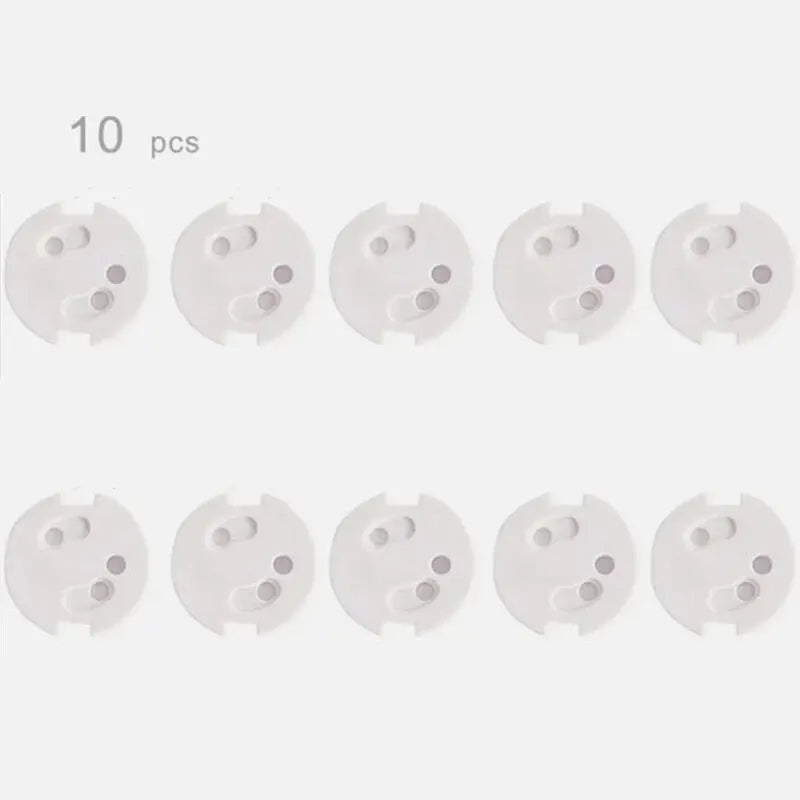 Baby Safety Socket Covers 10pcs Electrical Plastic Outlet Protectors Child Safe Socket Security Protection