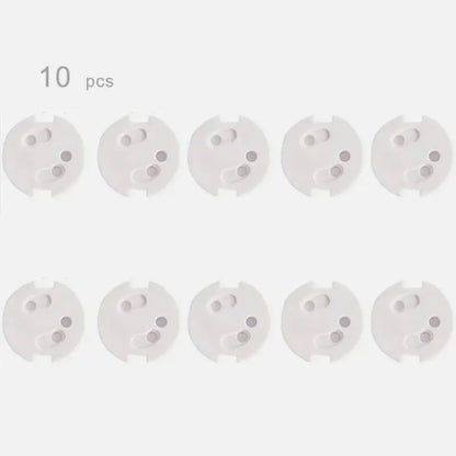 Baby Safety Socket Covers 10pcs Electrical Plastic Outlet Protectors Child Safe Socket Security Protection