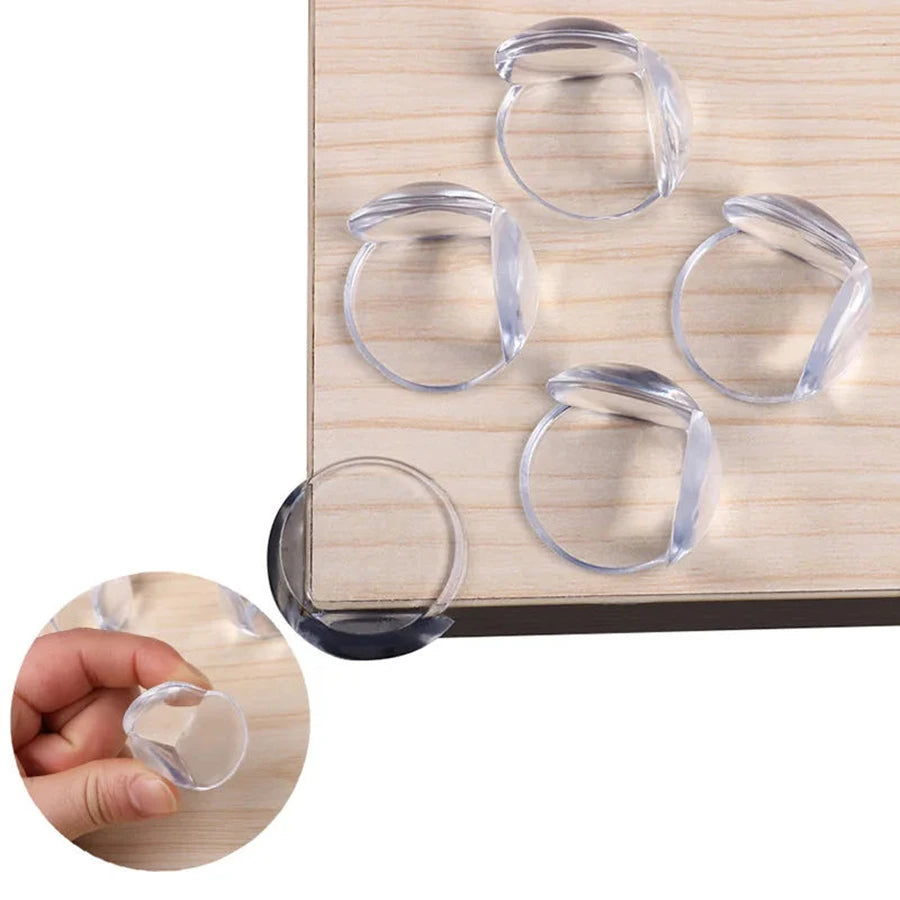 12Pcs Child Baby Safety PVC Protector Table Corner Edge Protection Cover Anticollision Edge & Guards ﻿