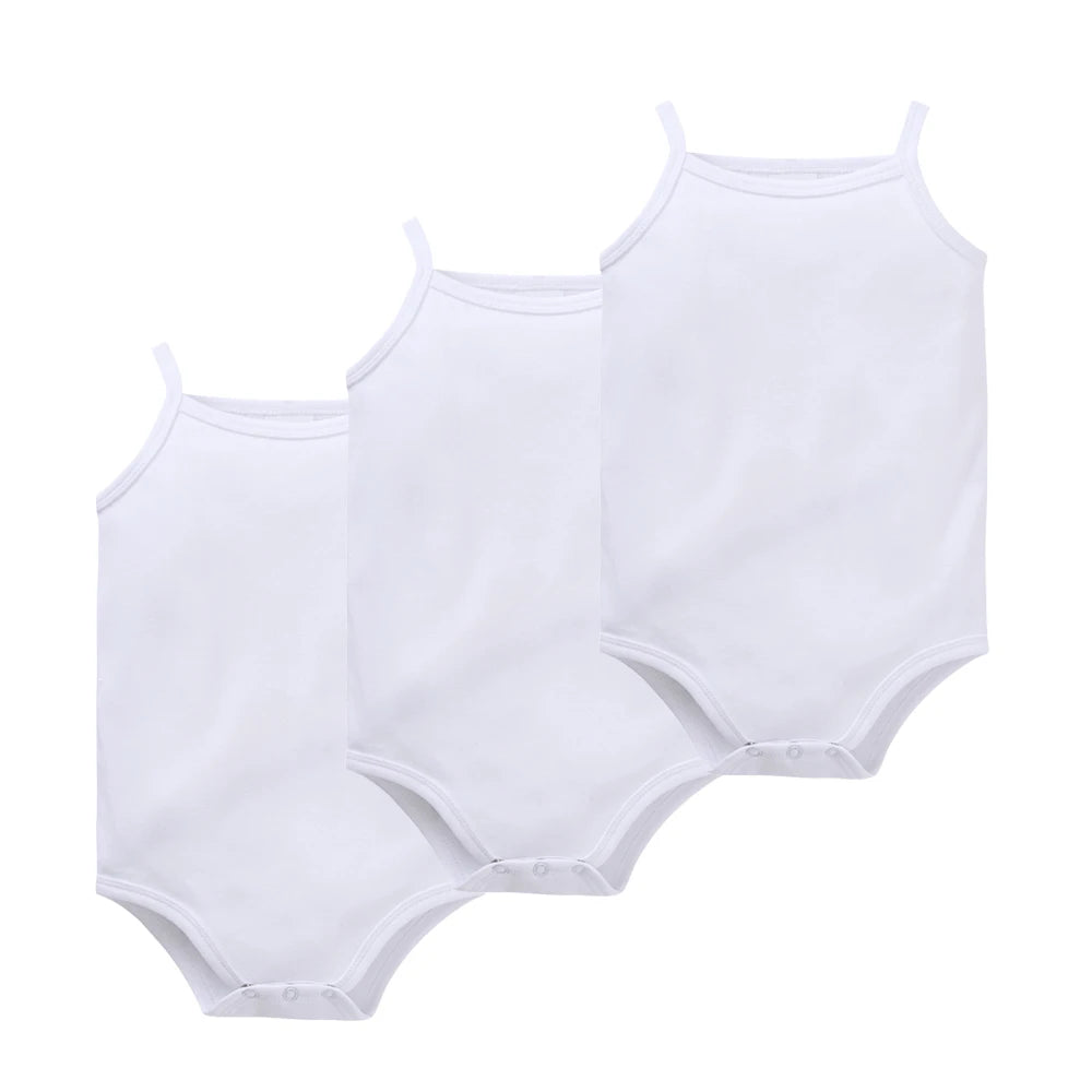 Kavkas Baby Girls Boys Bodysuit 100% Cotton 1 pcs 2 pcs 3 pcs Sling Vest Design Newborn Clothes