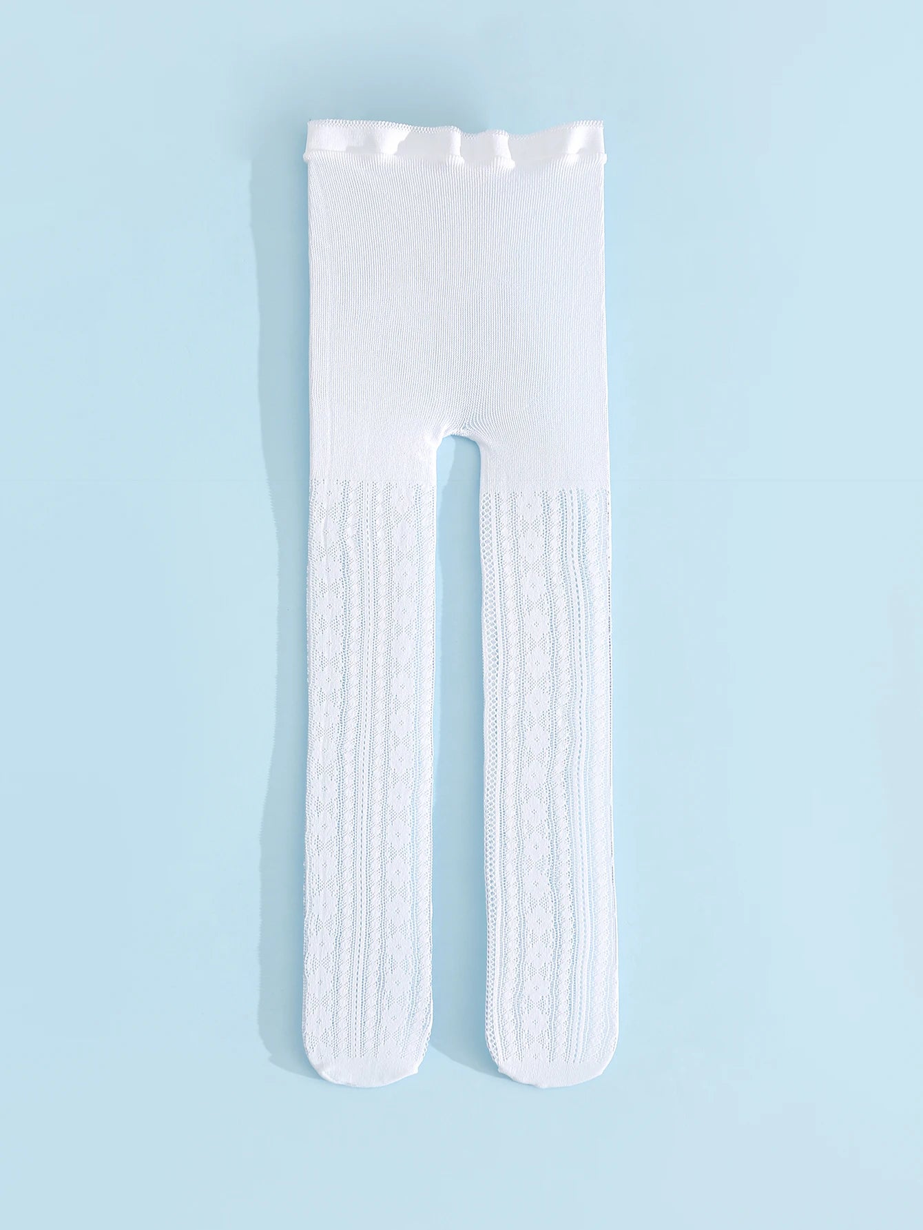 Summer Mesh Thin Cotton Netting Stocking Cute Vintage Korean White Fishnet Lolita Tights Pantyhose for Children Baby Girls Kids