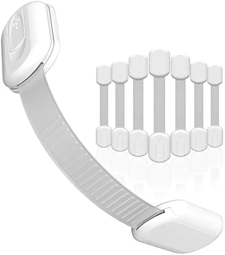 Child Lock Children Protection Baby Safety Lock for Cabinets and Drawers Toilet Fridge & More Adjustable length