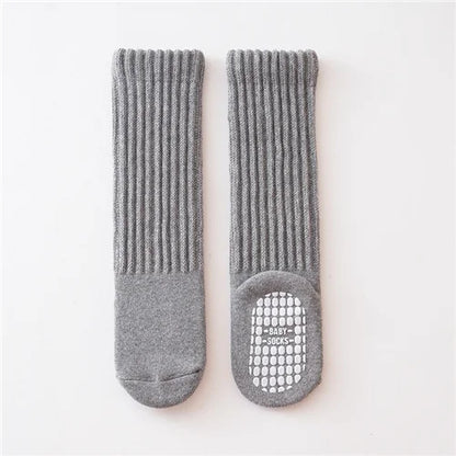 Lawadka Newborn Baby Girl Boy Socks Winter Thick Warm Baby Knee High Long Socks for Girls Boys Soft Toddler Sock Anti slip 0-4Y