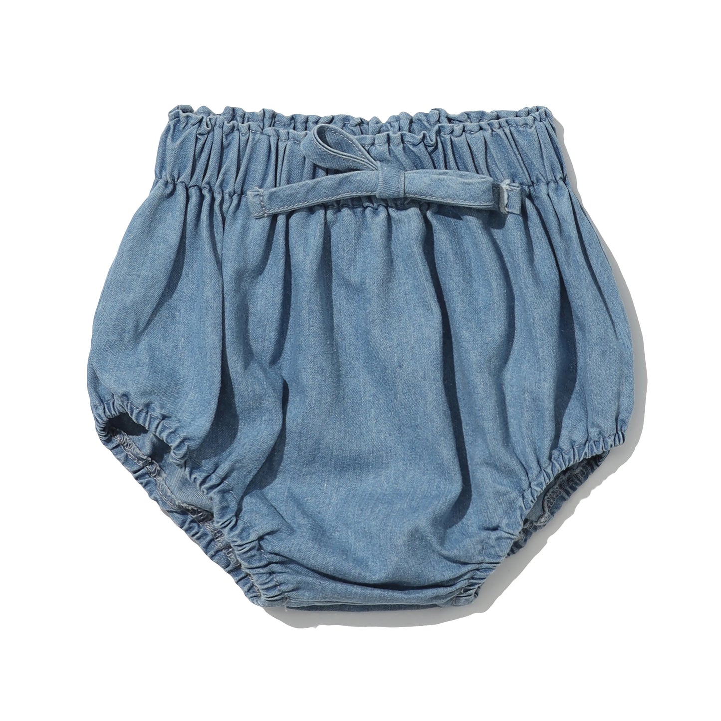 Newborn Baby Denim Bloomers Shorts Soft Cozy Cotton Toddler Boys Girls Summer Shorts Pants with Pockets Kids Clothing 0-3T