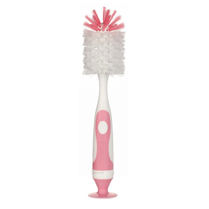 2 in 1 Mother-child Nylon Baby Bottle Cup Cleaning Brush Suction Stand Type Feeding Clean Tool Set