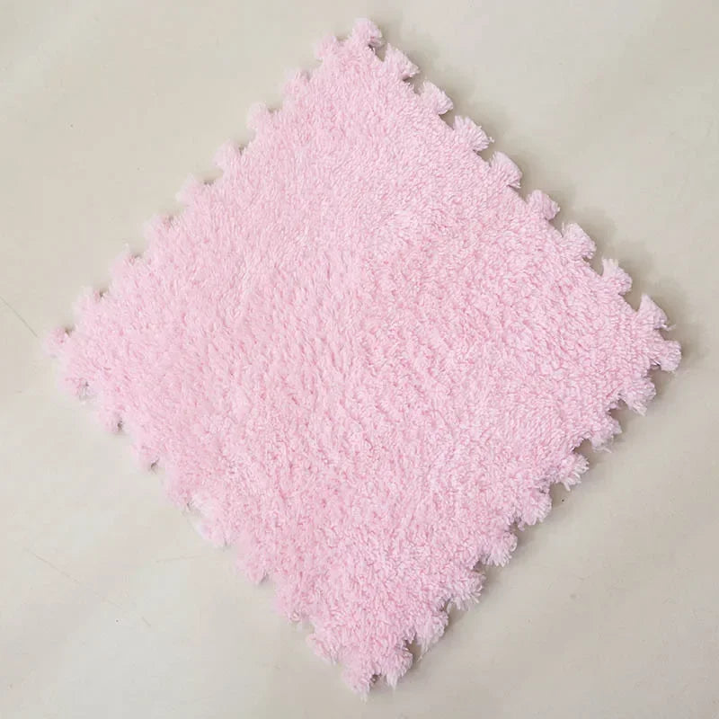 10/20Pcs Soft Plush Children's Mat Baby Play Mat Baby Toys Eva Foam Puzzle Carpet in Children's Room Keep Warm Playmat Floor Mat