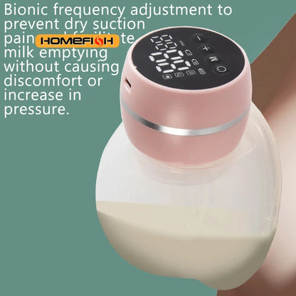 2026 New Wearable Electric Breast Pump Painless Double-Sided, Fully Automatic And Hands-Free Breast Milk Collector Sells Well.