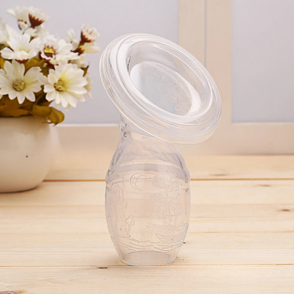 Baby Feeding Manual Breast Pump Partner Breast Collector Automatic Correction Breast Milk Silicone Pumps Maternity Products