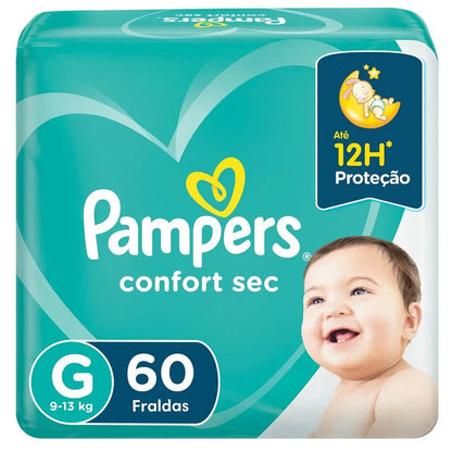 Diaper Pampers Confort Sec Super Size G 60 Units