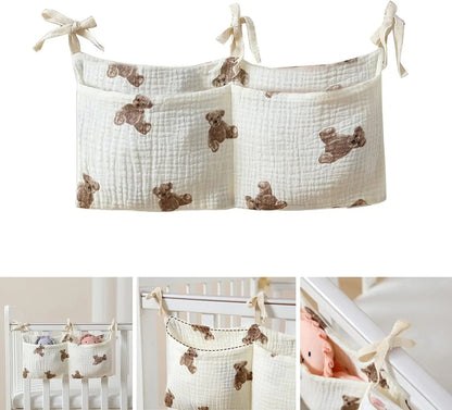 Baby Stuff Organizer Kids Crib Storage Bag Multifunctional Newborn Bed Bag for Children Bedding Diaper Bag Stroller Organizer