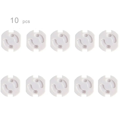 Baby Safety Socket Covers 10pcs Electrical Plastic Outlet Protectors Child Safe Socket Security Protection