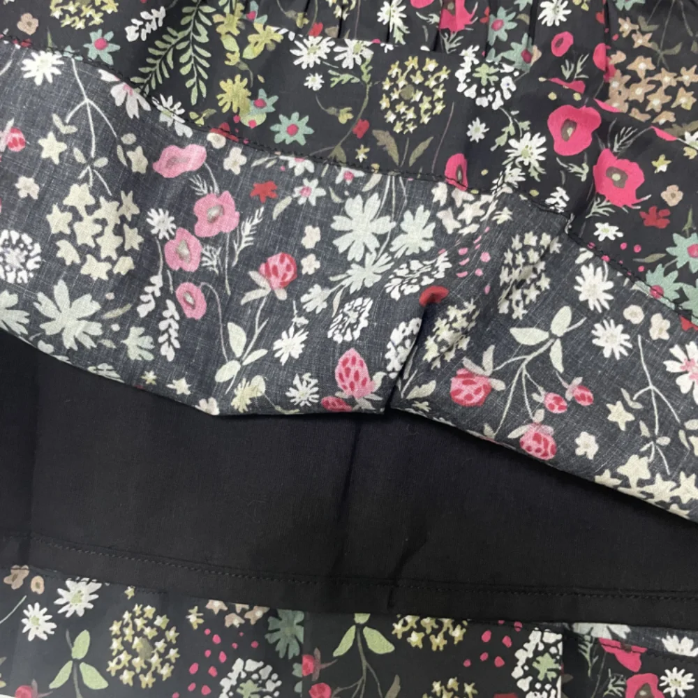 AS Shabbos Boutique Clothes for Brother Sister Matching Outfits Kids Cotton Black Floral Dress Romper Children Knitwear