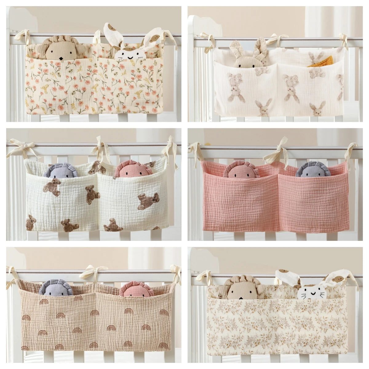 Baby Stuff Organizer Kids Crib Storage Bag Multifunctional Newborn Bed Bag for Children Bedding Diaper Bag Stroller Organizer