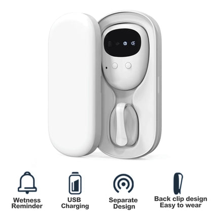 HOMFISH Wireless Bedwetting Alarm Pee Alarm with Receiver for Kids Potty Training Elder Care 10-20M Range Vibration Reminding