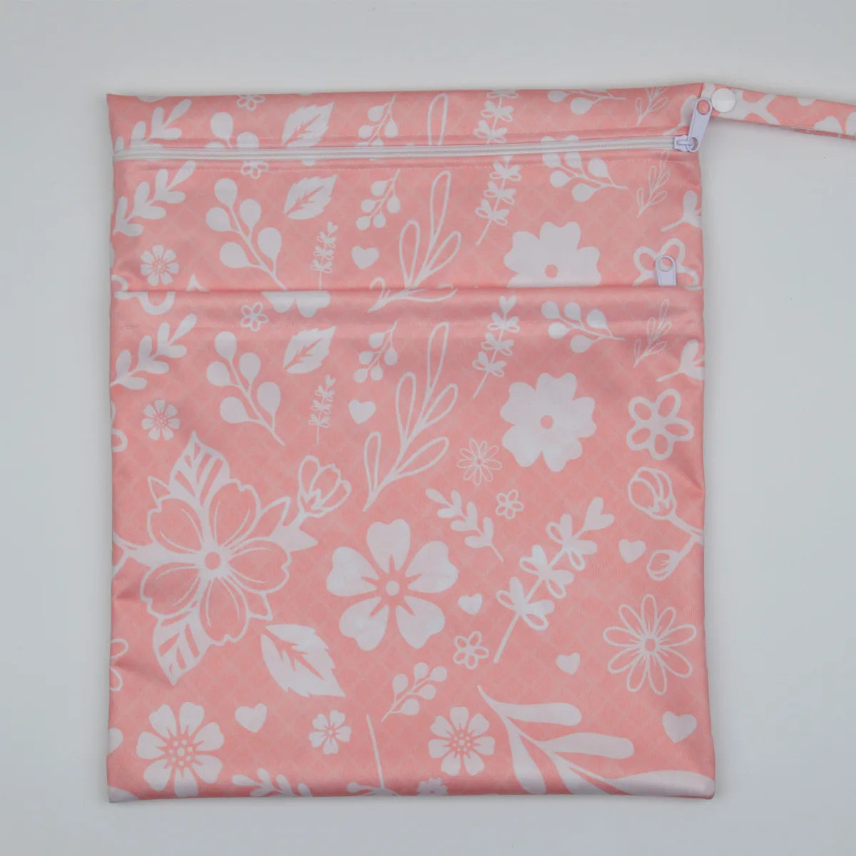 [Sigzagor] Wet Dry Bag With Two Zippered Baby Diaper Nappy Waterproof Reusable Washable