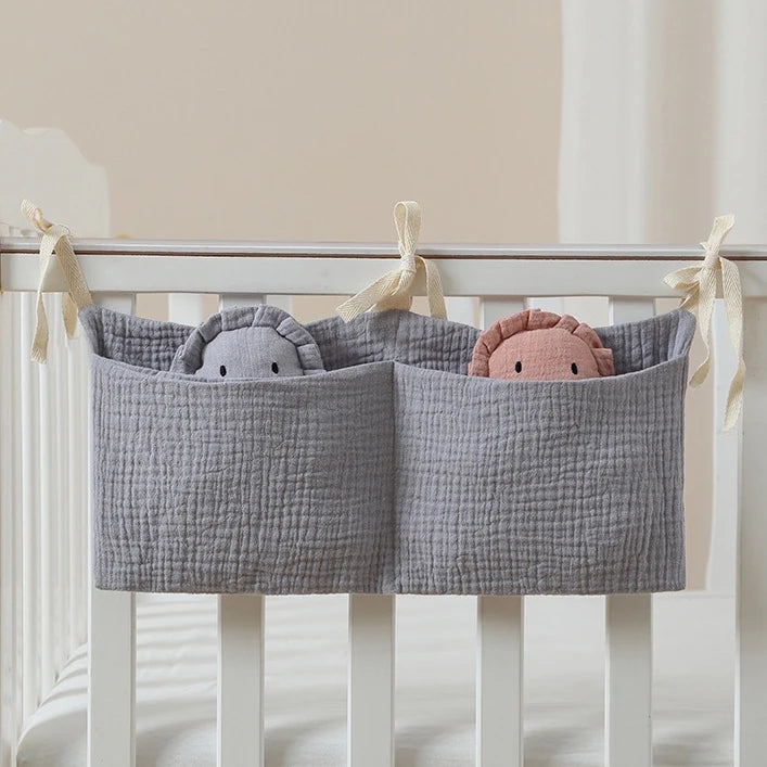 Baby Stuff Organizer Kids Crib Storage Bag Multifunctional Newborn Bed Bag for Children Bedding Diaper Bag Stroller Organizer