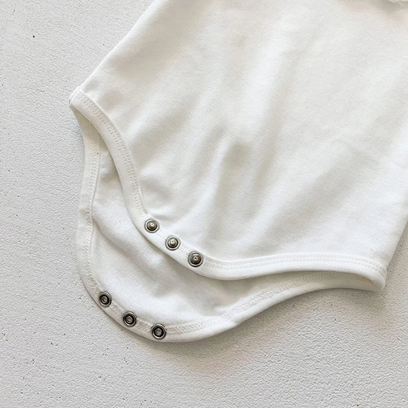 2023 Baby Girl Romper Long Sleeve Clothes Sweet Lace Newborn Baby Rompers For Girls Jumpsuit Spring Autumn Baby Boys Romper