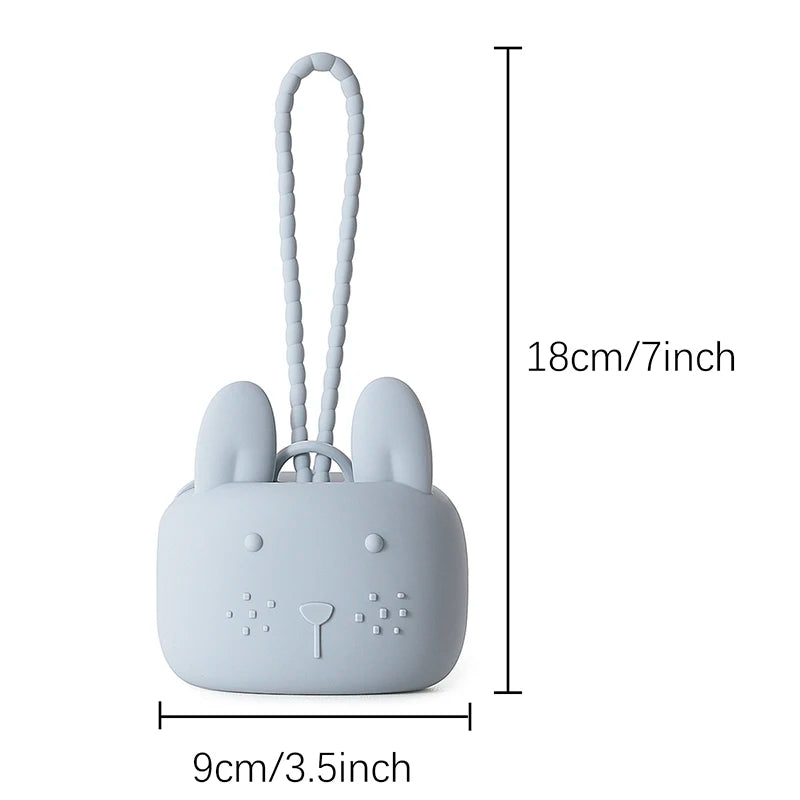 1pc Baby Silicone Pacifier Holder Case, 100% Soft Silicone Nipple Holder Container Box Keep Pacifier Case Pacifiers