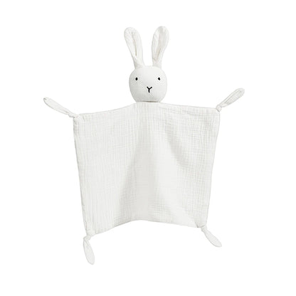 Baby Cotton Muslin Comforter Blanket Soft Newborn Sleeping Dolls Kids Fashion Sleep Toy Soothe Appease Towel Bibs