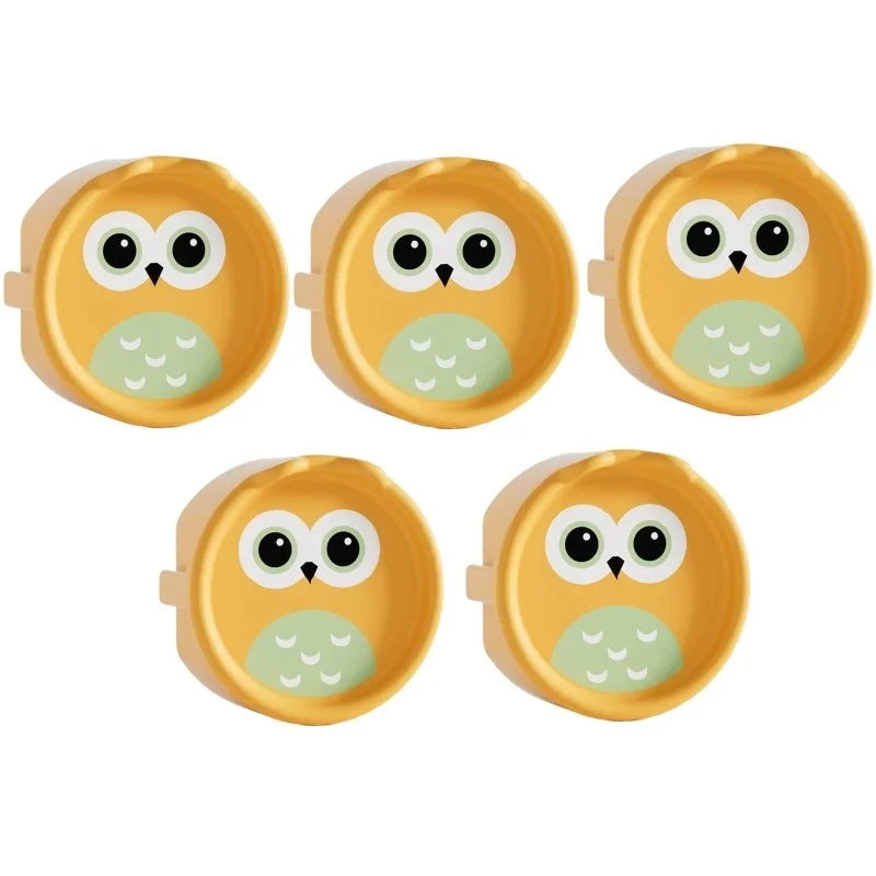 10/5PCS Baby Safety Electric Outlet Cover Cartoon Bear Baby Proofing Socket Protectors Shock Prevention Child Safety Plug Caps