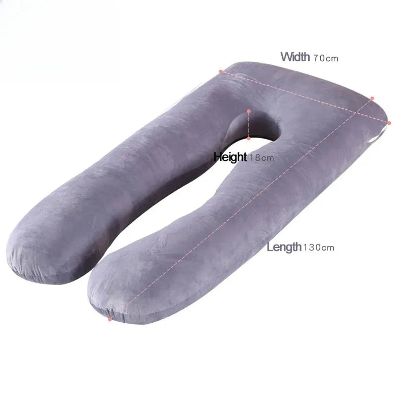 Pregnancy Pillow 130*70cm Sleeping Waist Pillow for Pregnant Women Nursing Pillow Breastfeeding Cushion for Women