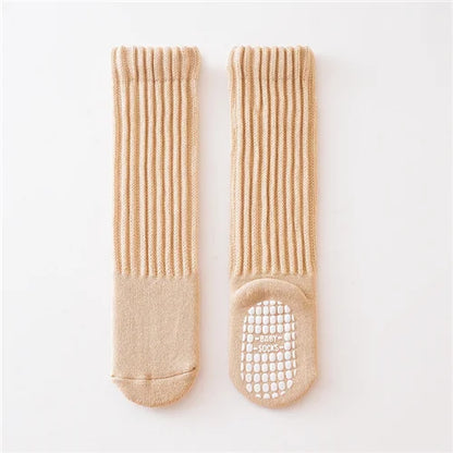 Lawadka Newborn Baby Girl Boy Socks Winter Thick Warm Baby Knee High Long Socks for Girls Boys Soft Toddler Sock Anti slip 0-4Y