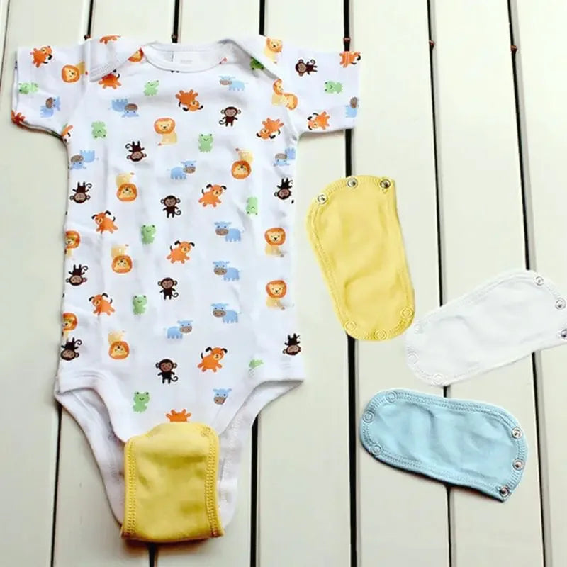 4Pcs/Set  New Lovely Baby Romper Partner Super Utility Body Suit Jumpsuit Romper Soft Jumpsuit Bodysuit Lengthen Extender Cloth