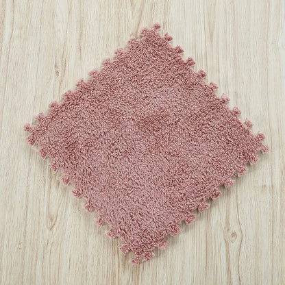 Soft Plush Warm Carpet Baby Play Mat Baby Bedroom Patchwork Carpet EVA Foam Interlocking Sports Floor Tiles Baby Warm Game Mat
