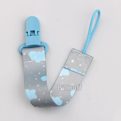 1Pc Personalized Name Custom Wooden Baby Pacifier Chain Clip Silicone Bead Dummy Nipple Holder Baby Teether Pendant Newborn Gift