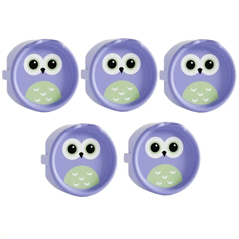 10/5PCS Baby Safety Electric Outlet Cover Cartoon Bear Baby Proofing Socket Protectors Shock Prevention Child Safety Plug Caps