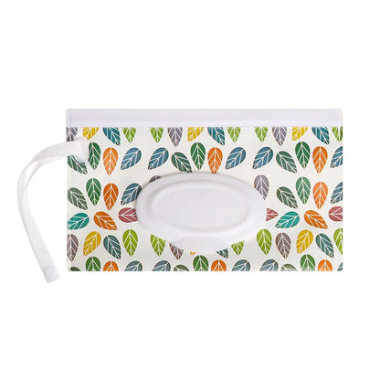 Baby Wet Wipe Pouch EVA Flip Cover Tissue Box Cute Snap-Strap Refillable Wet Wipes Bag Outdoor Useful Baby Stroller Accessory