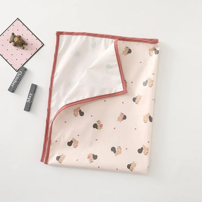 Reusable Baby Diaper Changing Mat Cover Waterproof Foldable Newborn Baby Sheet Mattress Portable Multi Use Travel Floor Play Pad