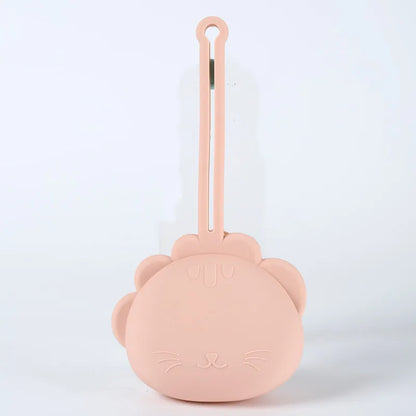 Pacifier Storage CasePortable Baby Pacifier Storage CaseSilicone Storage CasePacifier Drop-proof Case with Lanyard