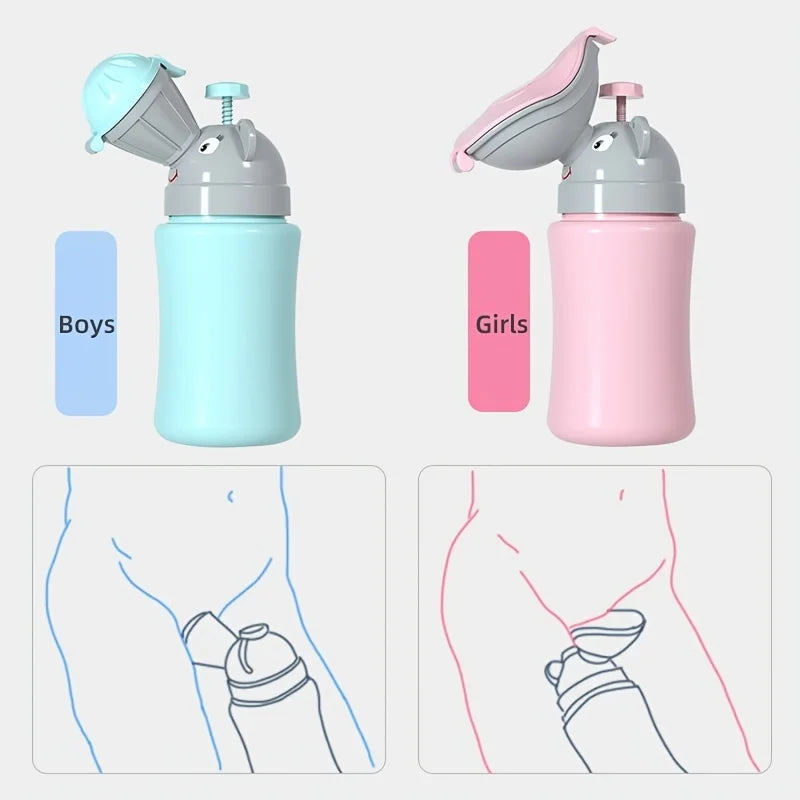 Portable Baby Hygiene Toilet Urinal Boys Girls Pot Outdoor Car Travel Anti-leakage Potty Kids Convenient Toilet Training Potty