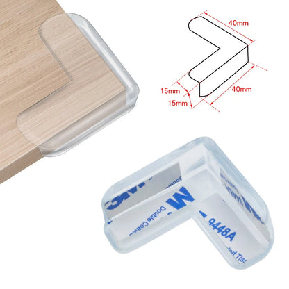 Child Baby Safety Silicone Protector Table Soft Transparent Children Anti Collision Table Corner Edge Protection Cover