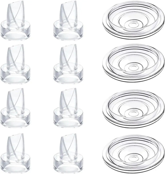 Breast Pumping Accessories Duckbill Valve and Silicone Diaphragm Compatible with Momcozy S12 Pro/S9 Pro/S12/S9 Breast Pump