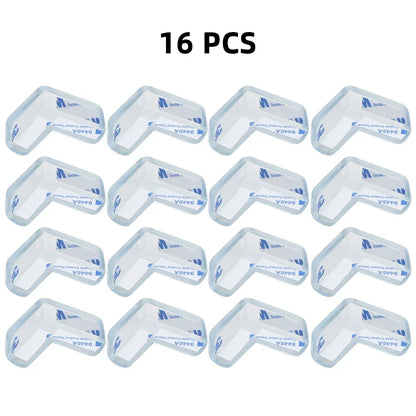Baby Safety Silicone Table Corner Protector Furniture Edge Protection Cover Transparent Children Anti Collision Edge Guards