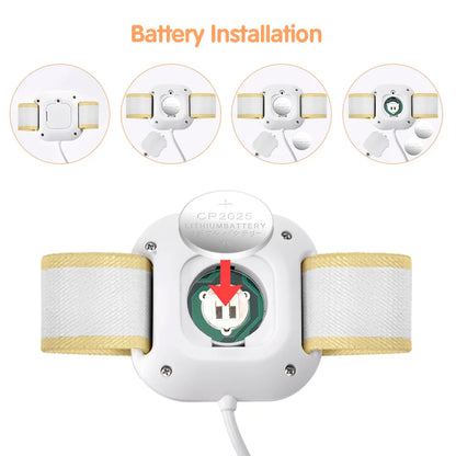 Bedwetting Alarm Enuresis Alarm with Loud Sound Bright Lights and Strong Vibration Child Potty Training Tools