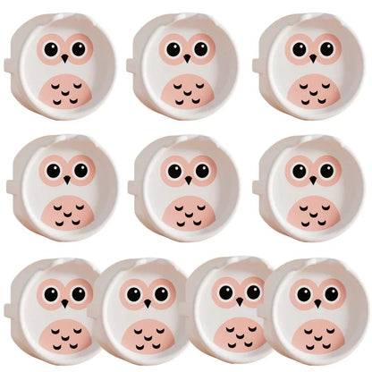 10/5PCS Baby Safety Electric Outlet Cover Cartoon Bear Baby Proofing Socket Protectors Shock Prevention Child Safety Plug Caps