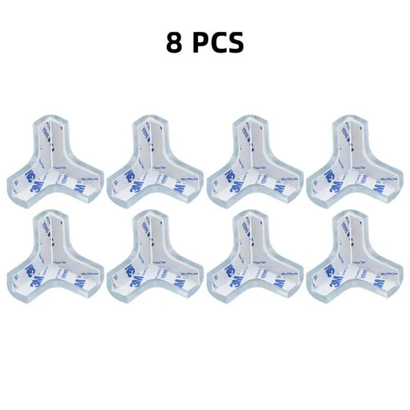 Child Baby Safety Silicone Protector Table Soft Transparent Children Anti Collision Table Corner Edge Protection Cover