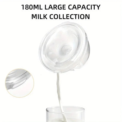 Portable Rechargeable Electric Breast Pump Integrated Silicone Breast Collector Wireless Wearable Hands Free Breast Pump Women